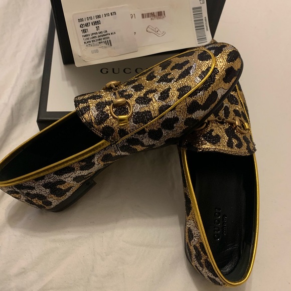 Gucci Jordaan loafers size 37 brand new